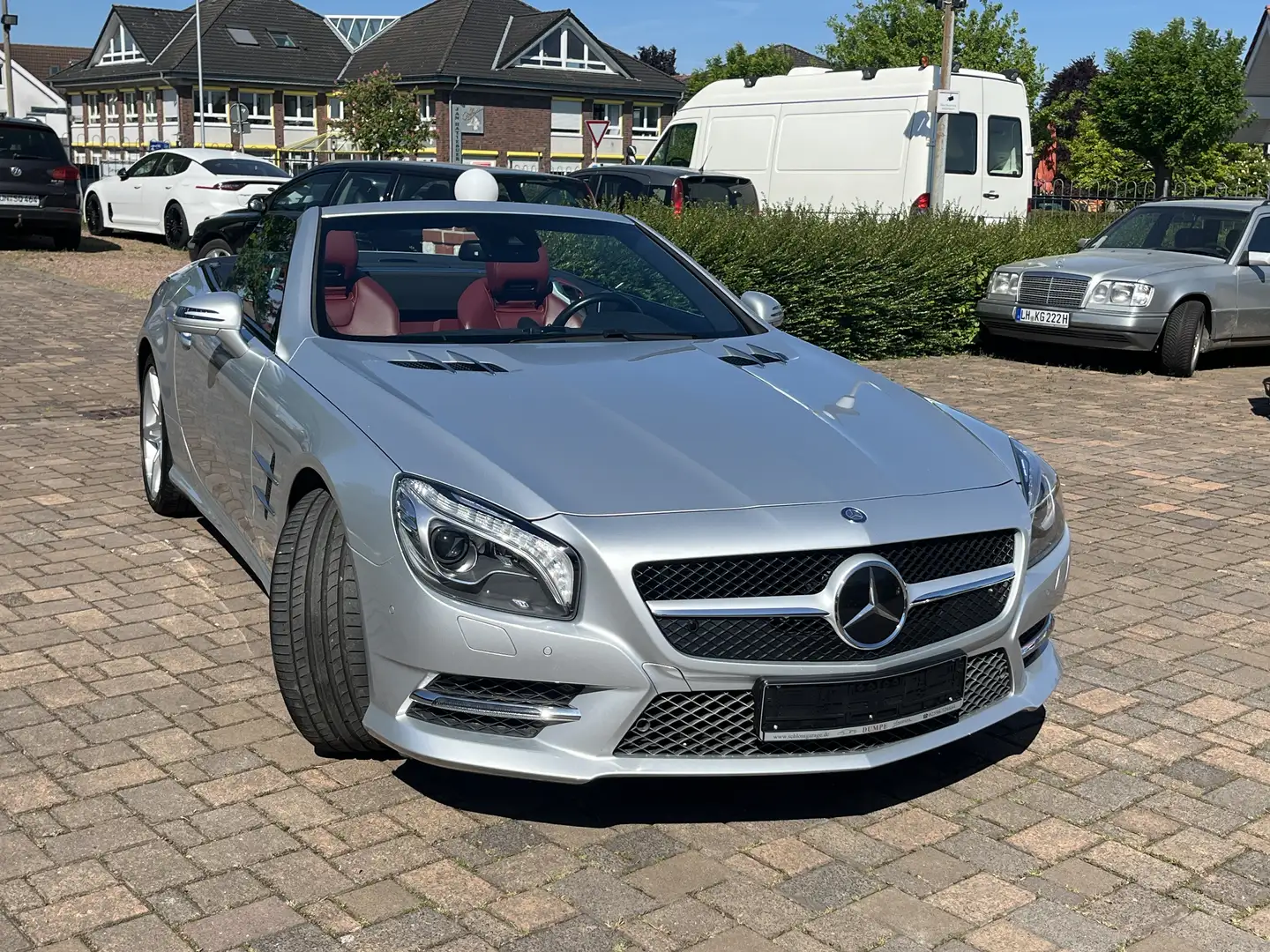 Mercedes-Benz SL 500 AMG Int/Ext Glasdach Distr Key-Les Silber - 2