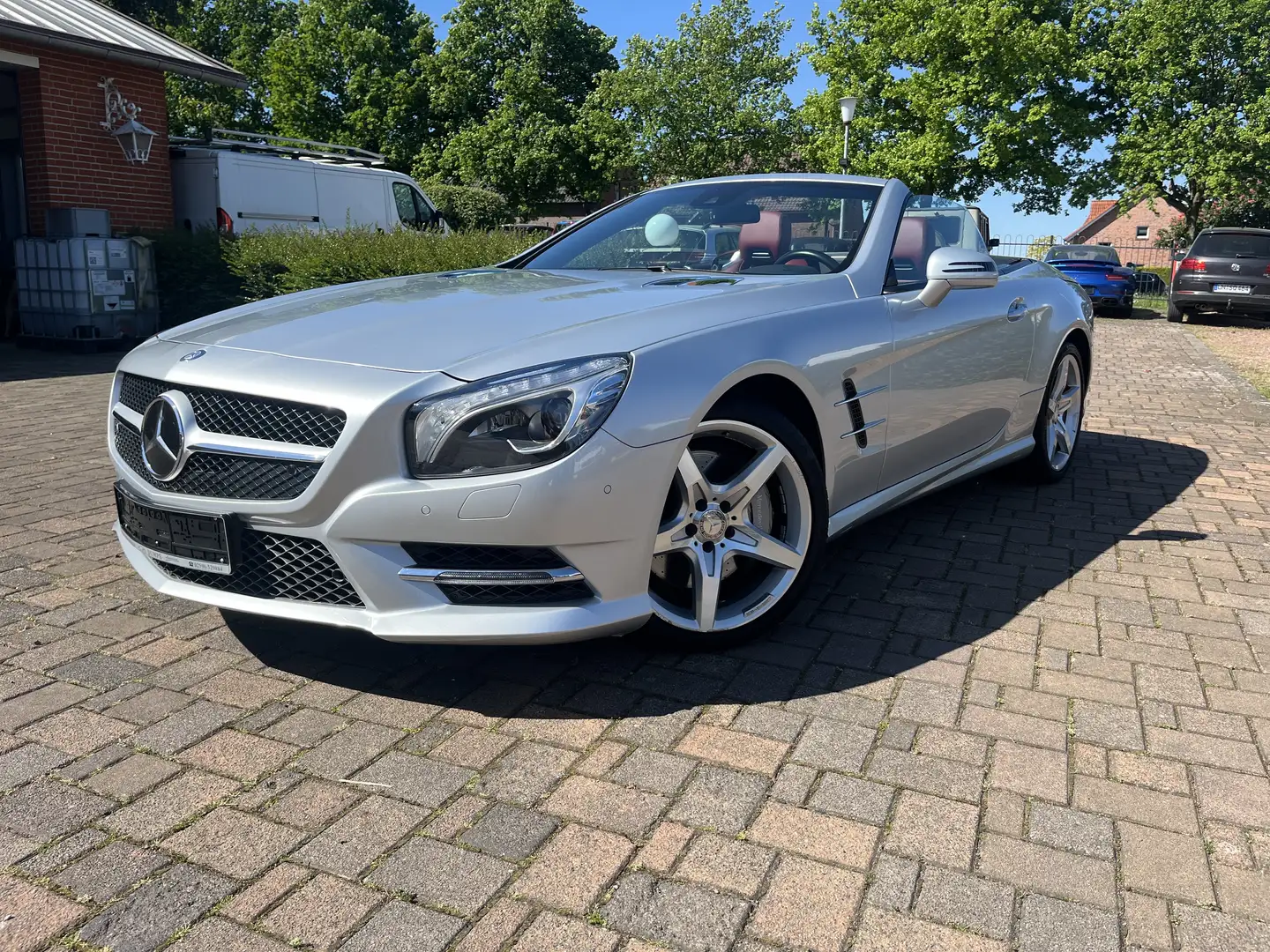 Mercedes-Benz SL 500 AMG Int/Ext Glasdach Distr Key-Les Silber - 1