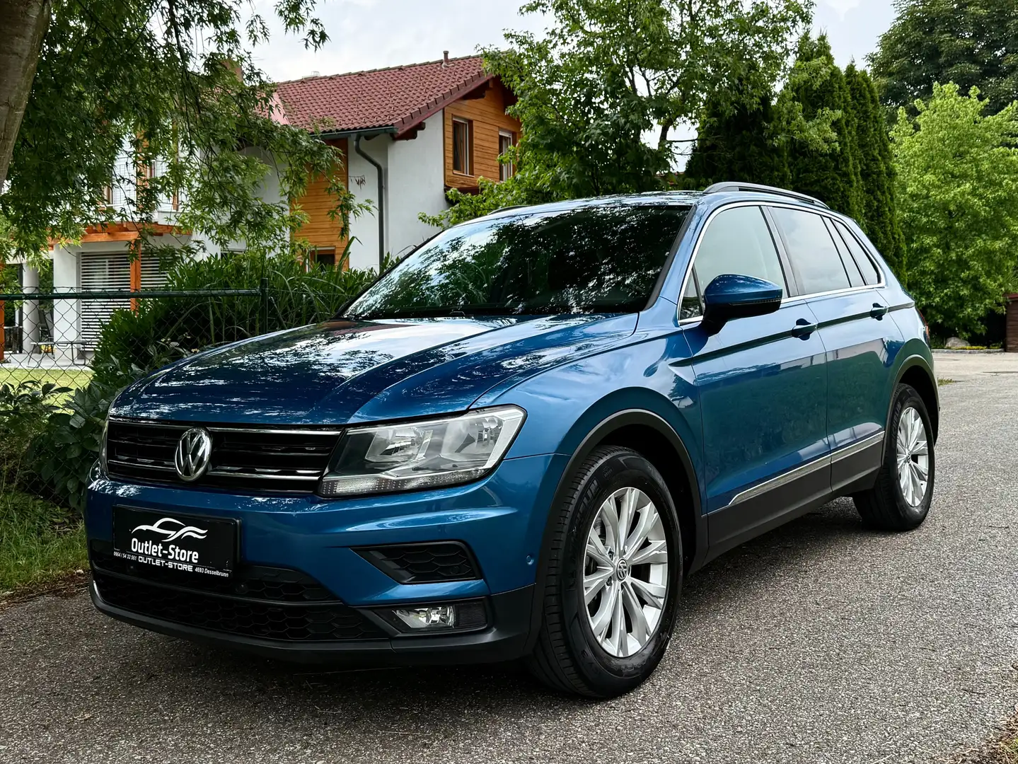 Volkswagen Tiguan Comfortline BMT*1.Besitz*R-Kamera*Leder*SHZ*TOP* Blauw - 1