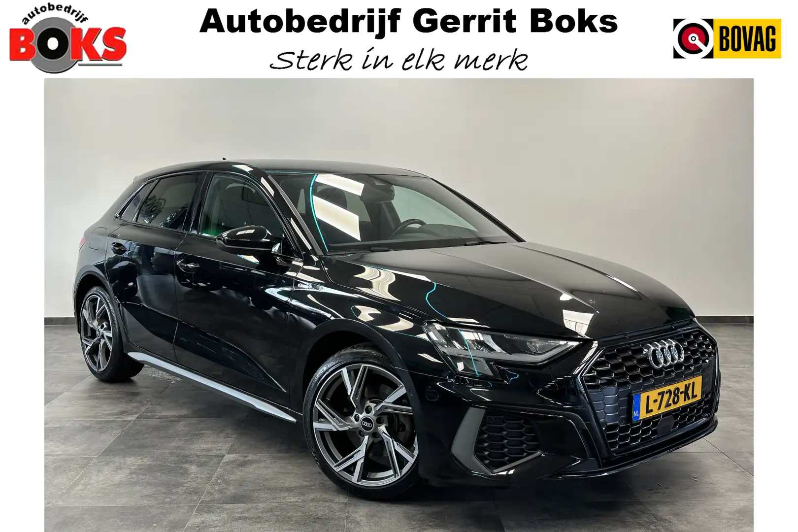 Audi A3 Sportback 35 TFSI S edition S-line Full-led Naviga Zwart - 1