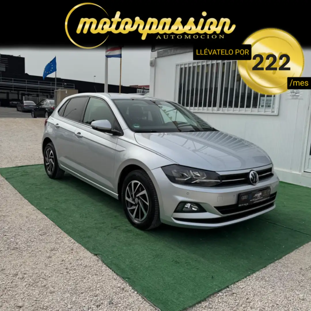Volkswagen Polo Pequeño Manual de 5 Puertas Plateado - 1