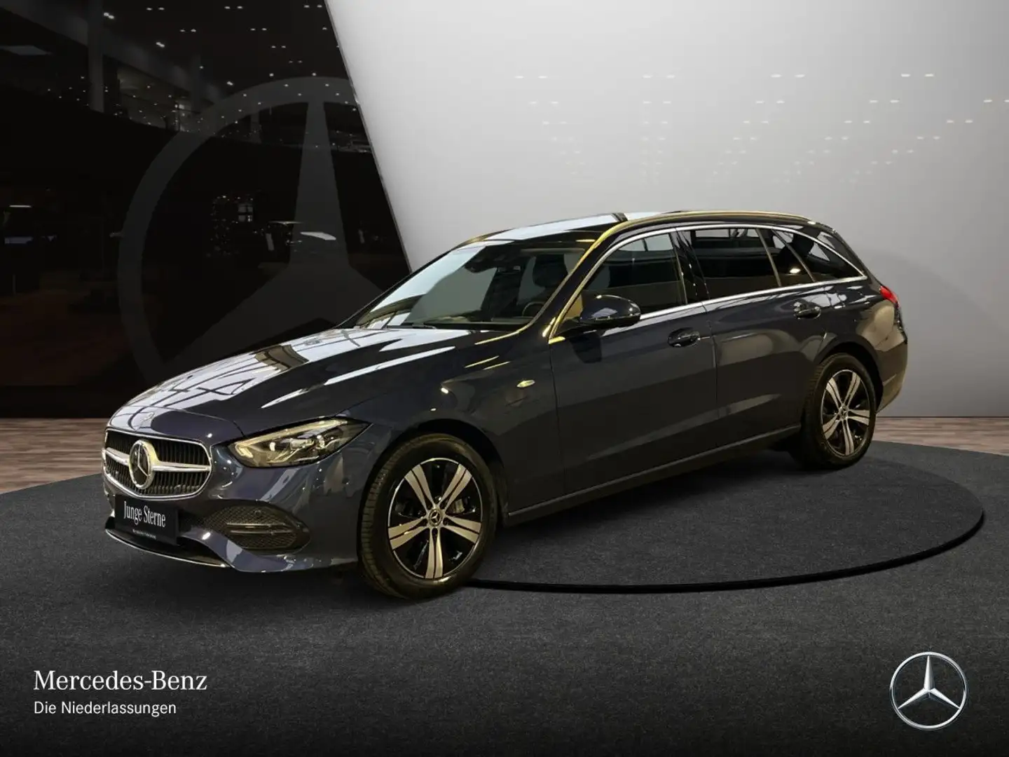 Mercedes-Benz C 300 de T AVANTG+PANO+AHK+LED+KAMERA+KEYLESS+9G Blau - 2