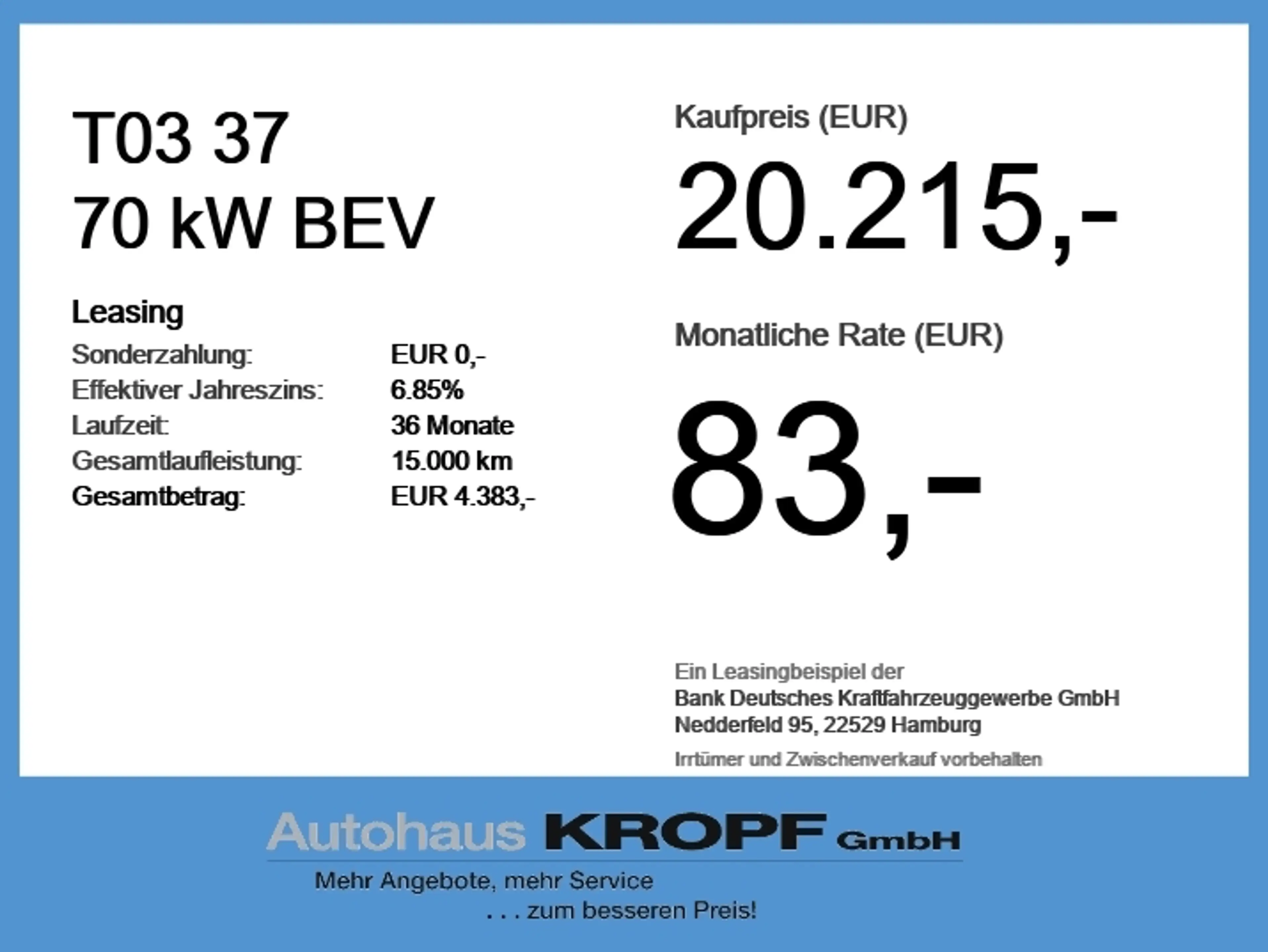 Leapmotor T03 37 70 kW BEV ACC+Navi+Pano+SD+Kam.+KeyLess — photo 6