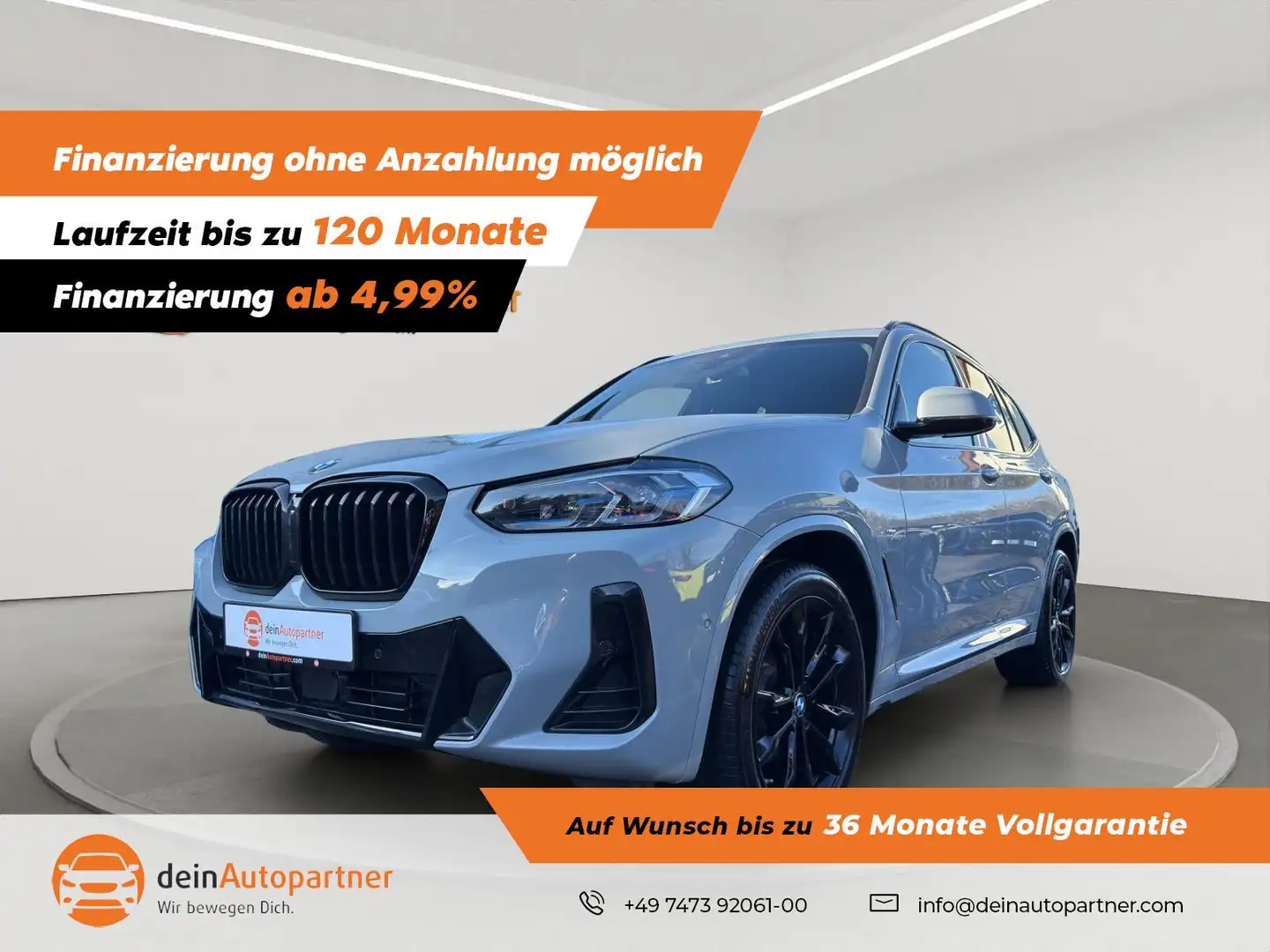 BMW X3 M Sport HUD AHK Leder Navi RFK Gri - 1