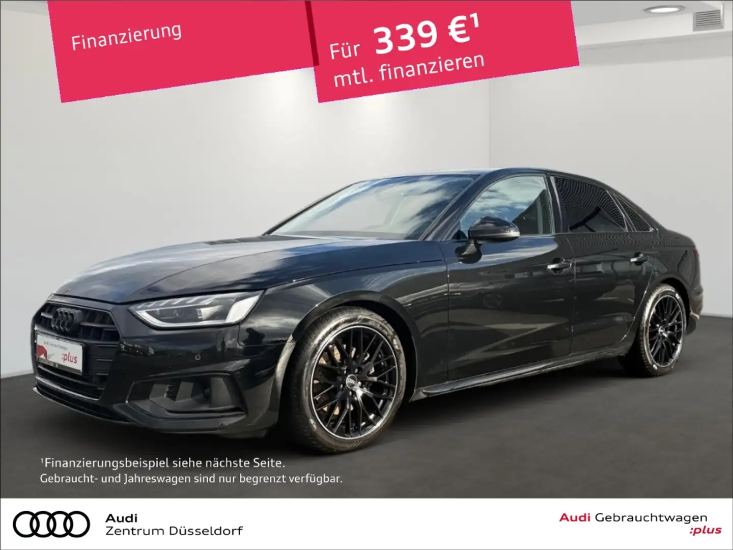 Audi A4 Lim. 35 TFSI advanced MMI AHK VIRTUAL RFK ACC Noir - 1