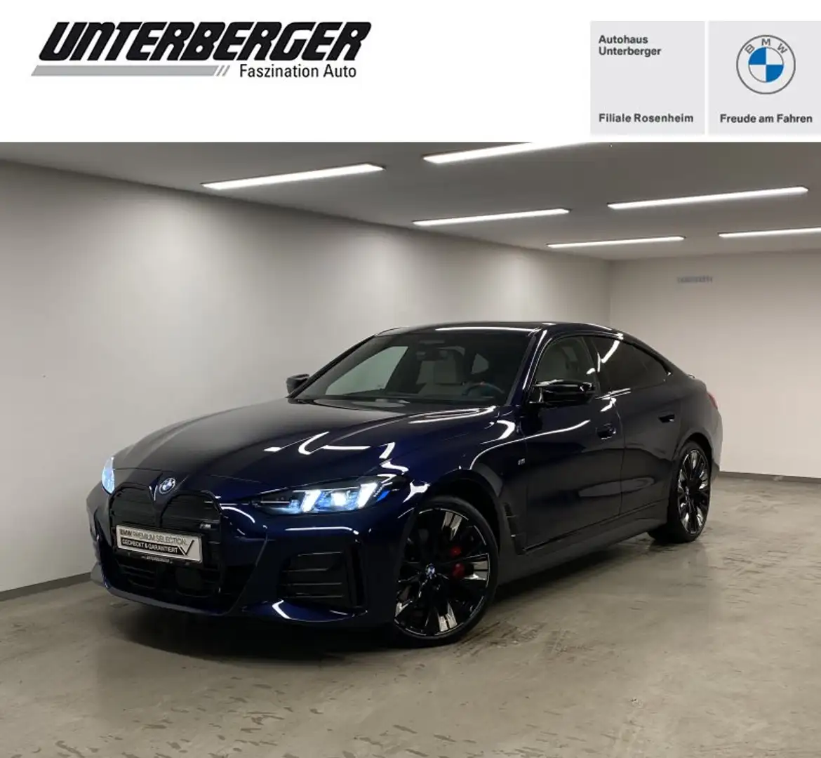 BMW i4 M50 xDrive Gran Coupé M Sportpaket Pro Harman/Kard Bleu - 1