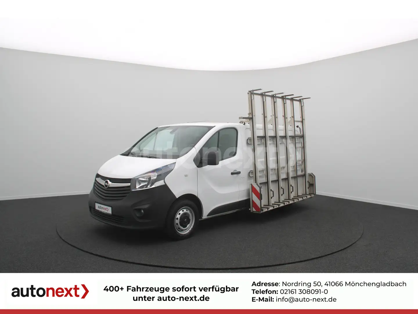Opel Vivaro *Glastransporter Hegla* Werkstatt Sortimo ( Blanc - 1