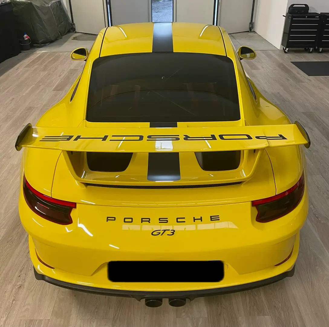 Porsche 991 gt3 clubsport scarico 111punti Jaune - 2