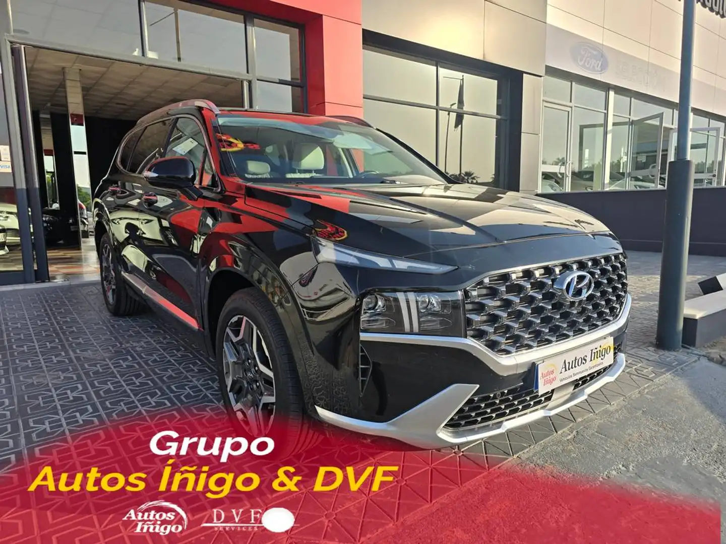Hyundai SANTA FE 1.6TGDI HEV Style 7pl 4WD 6AT Negro - 1