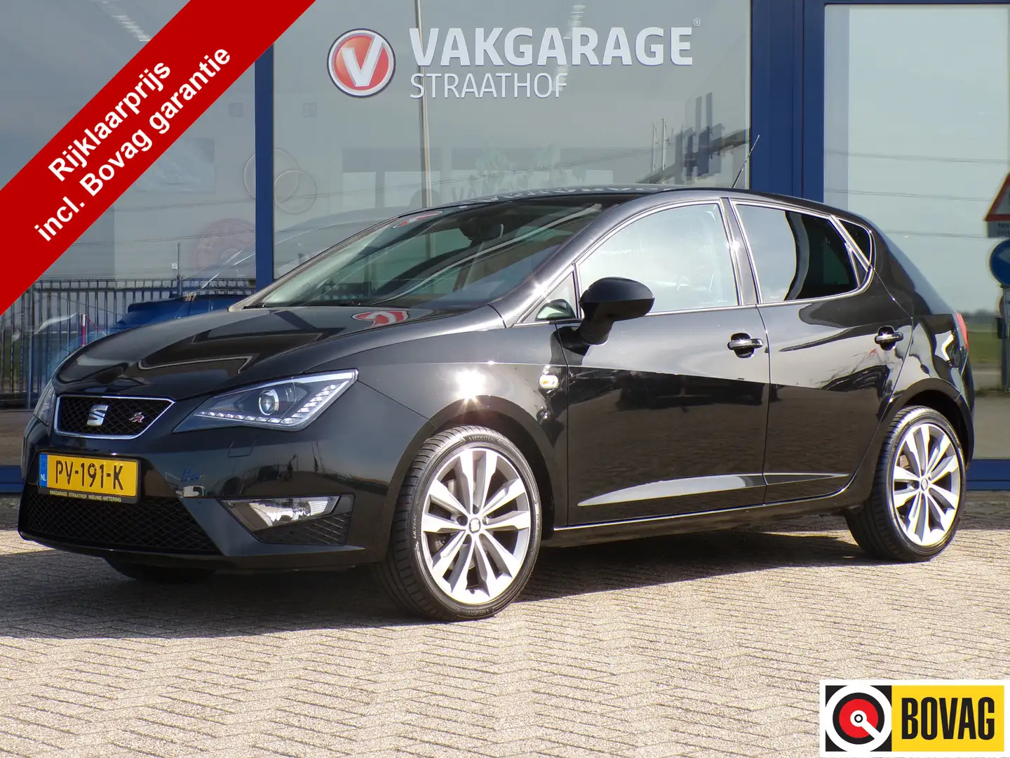SEAT Ibiza 1.0 EcoTSI FR Connect, Automaat / Bi-Xenon / Navig Schwarz - 1