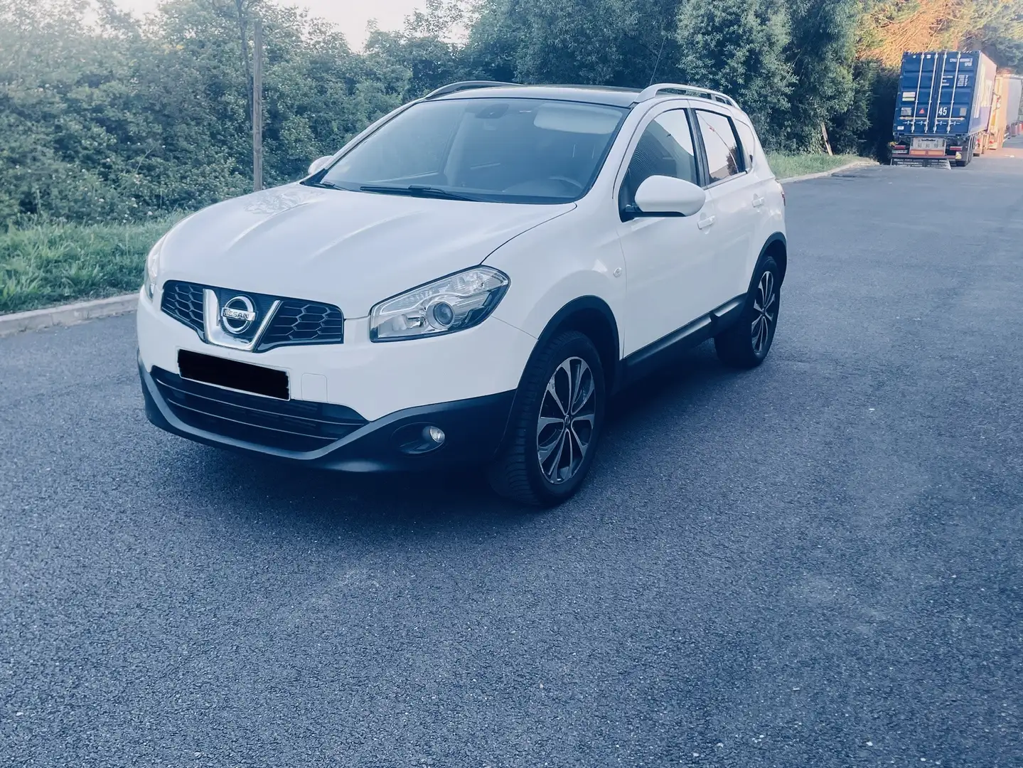 Nissan Qashqai 1.5 dCi DPF tekina Blanc - 2