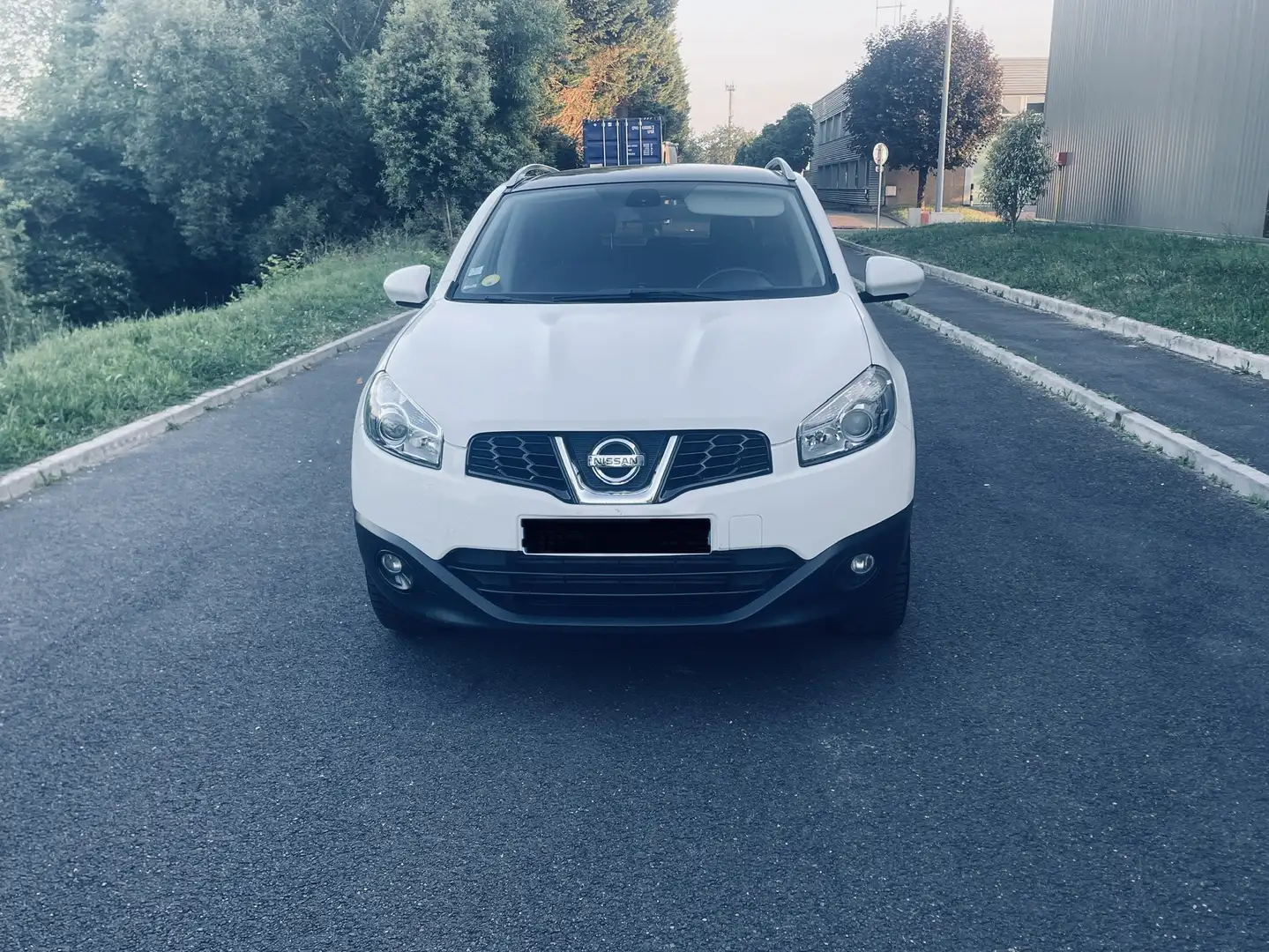 Nissan Qashqai 1.5 dCi DPF tekina Blanc - 1
