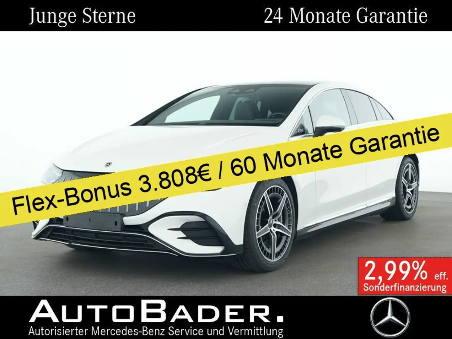 Mercedes-Benz EQE 53 EQE 53 4M+ PSD Sitzklima DigiLi Sound DISTR AIRM Weiß - 1