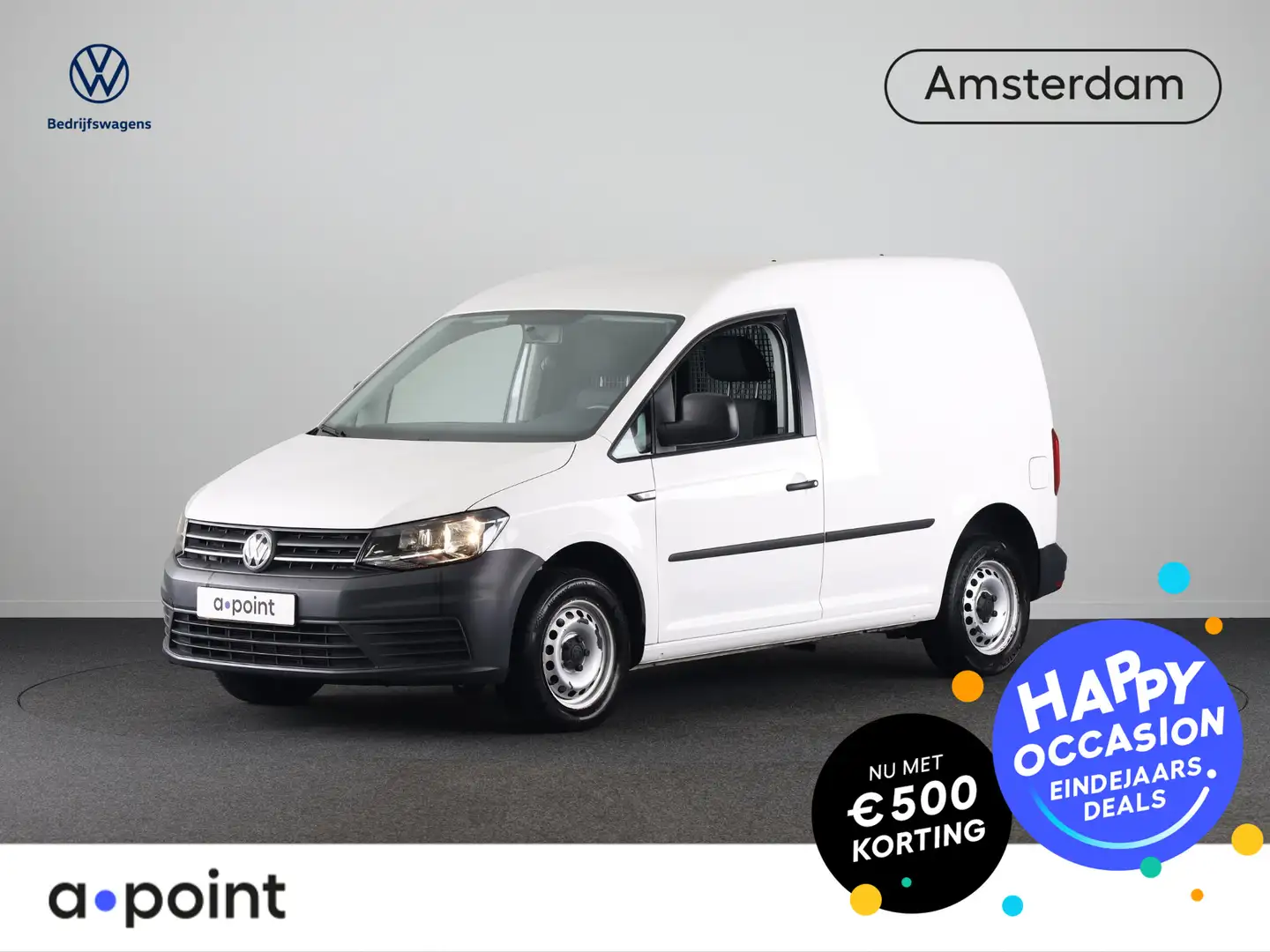 Volkswagen Caddy 2.0 TDI L1H1 BMT Trendline 75 pk | Navigatie | Air Wit - 1