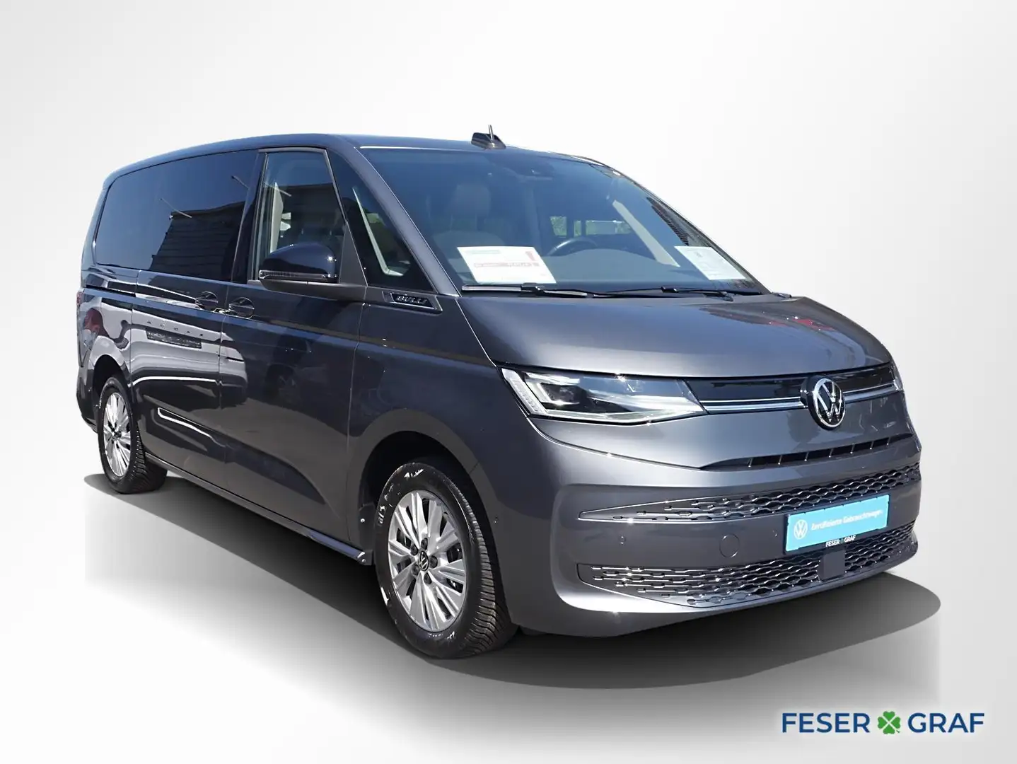 Volkswagen T7 Multivan 2.0TDI Life lang 7Si AHK Matrix Pano Grijs - 2