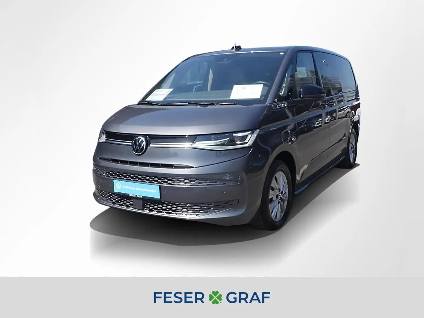 Volkswagen T7 Multivan 2.0TDI Life lang 7Si AHK Matrix Pano Grijs - 1