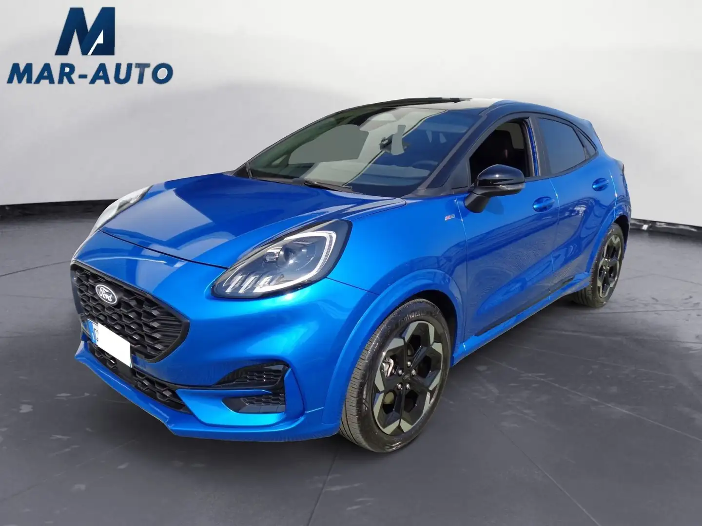 Ford Puma Puma 1.0 EcoBoost Hybrid 125 CV S&S ST-Line X Blauw - 1