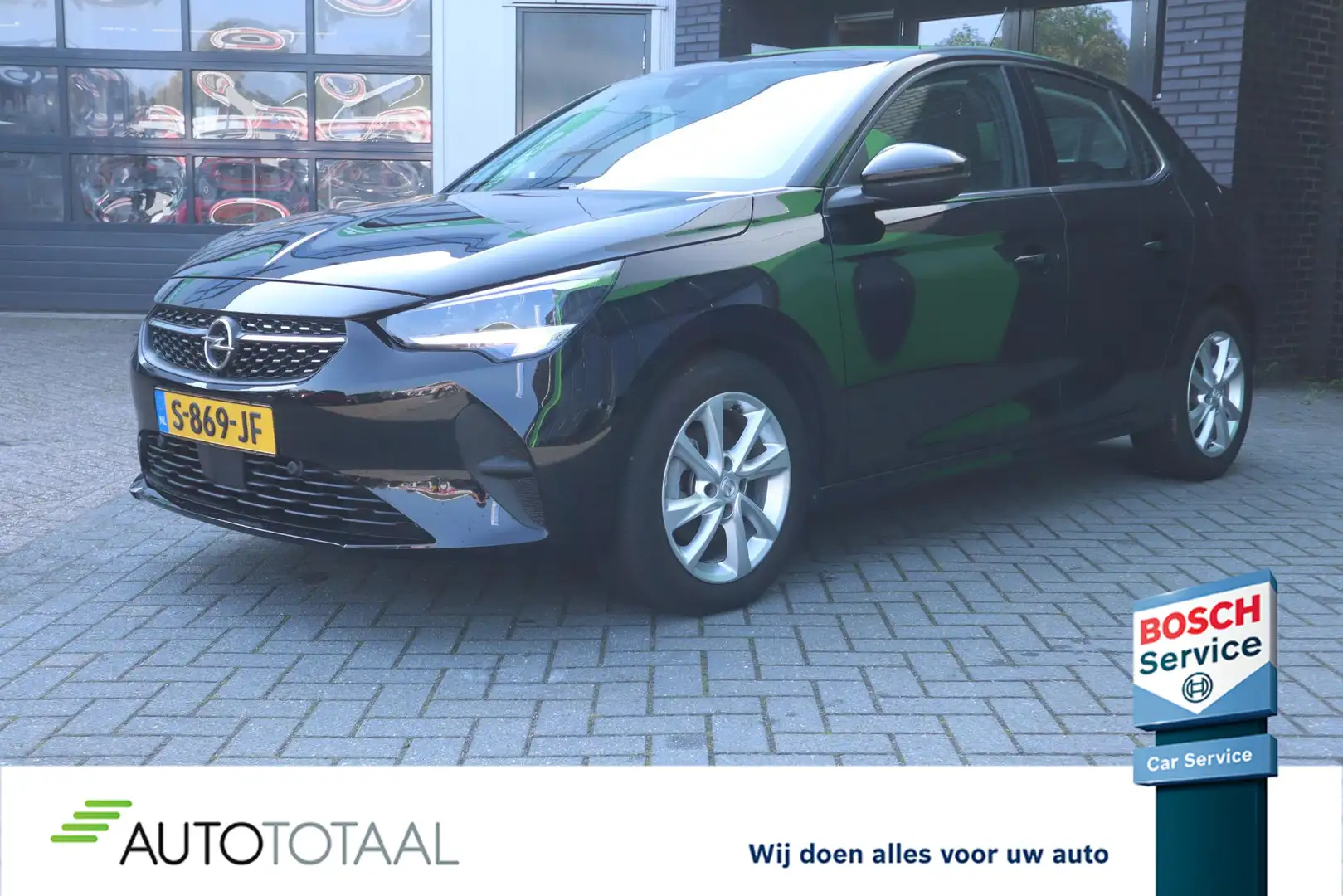 Opel Corsa 1.2 Elegance Zwart - 1