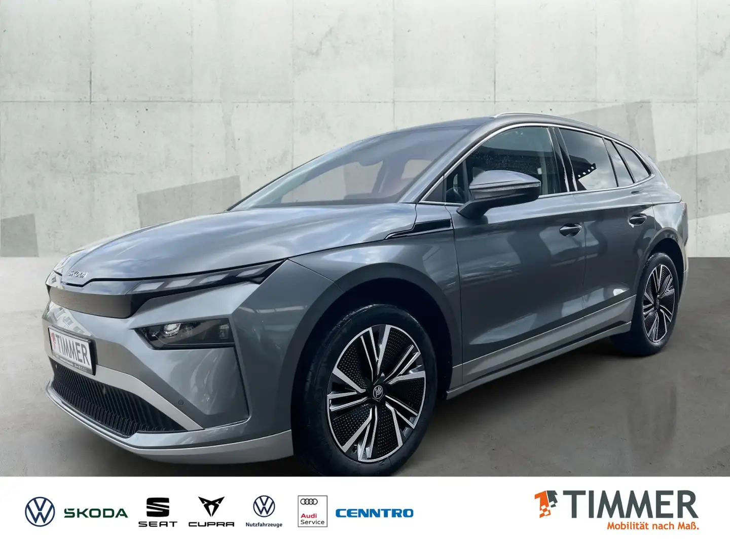 Skoda Enyaq 60 Loft (204PS) *DSG*AHK*NAVI*LED*ACC*SHZ*DAB*MAS Grau - 1