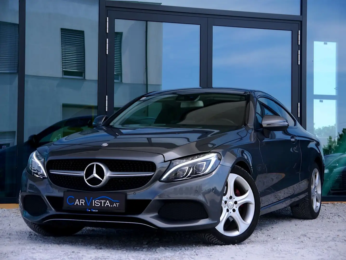 Mercedes-Benz C 220 d Aut. Coupe Silber - 1