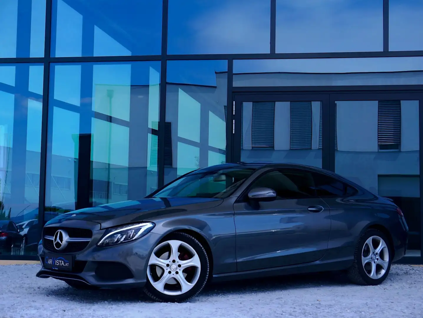Mercedes-Benz C 220 d Aut. Coupe Silber - 2