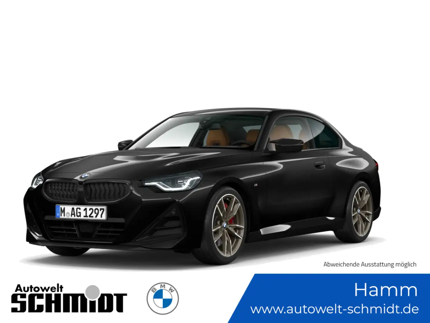 BMW 240 M240i xDrive Steptronic Coupe Sport Aut. AHK Schwarz - 1