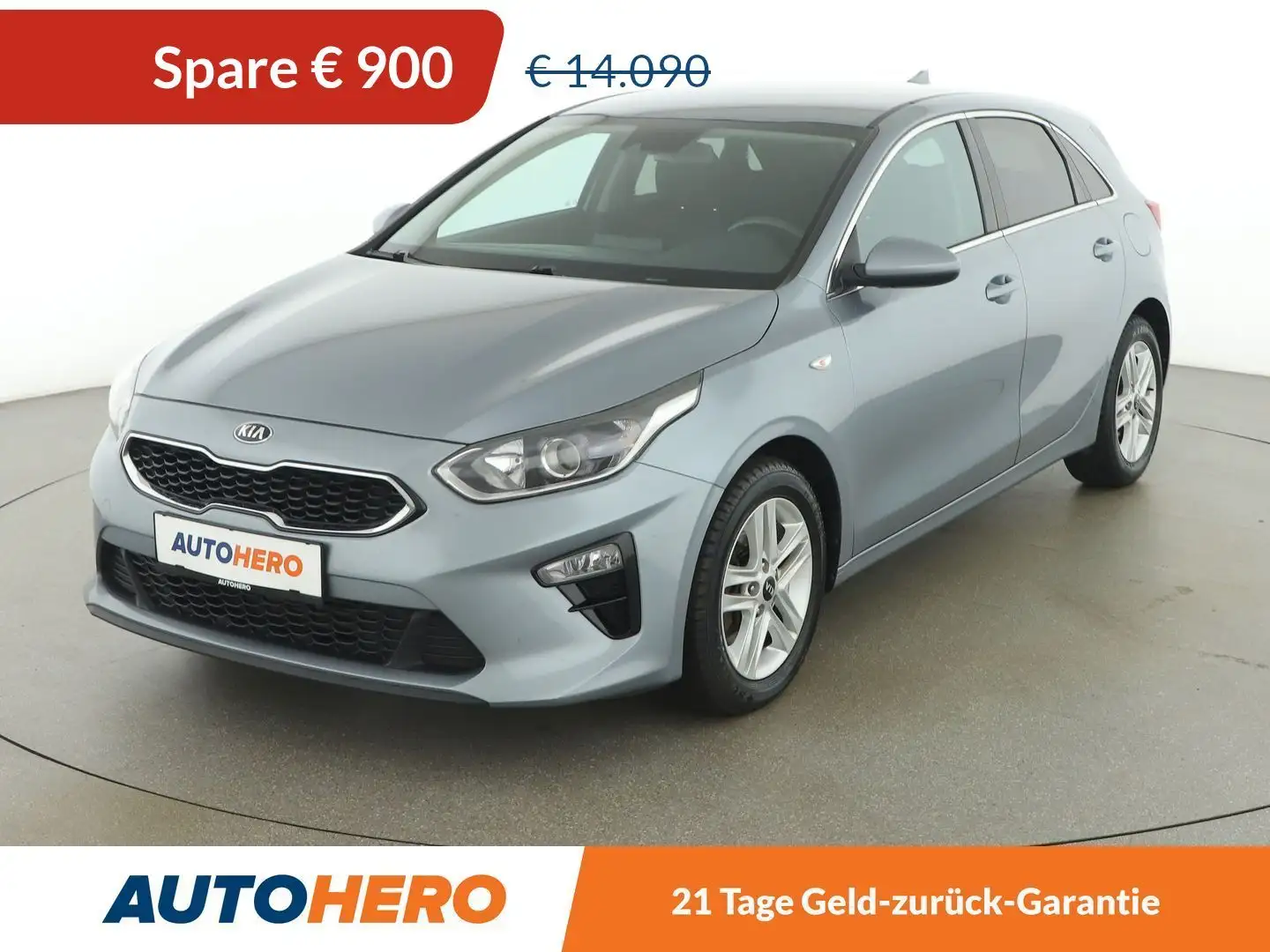 Kia Ceed / cee'd 1.6 CRDi Silber *SPUR*CAM*NAVI* Grau - 1