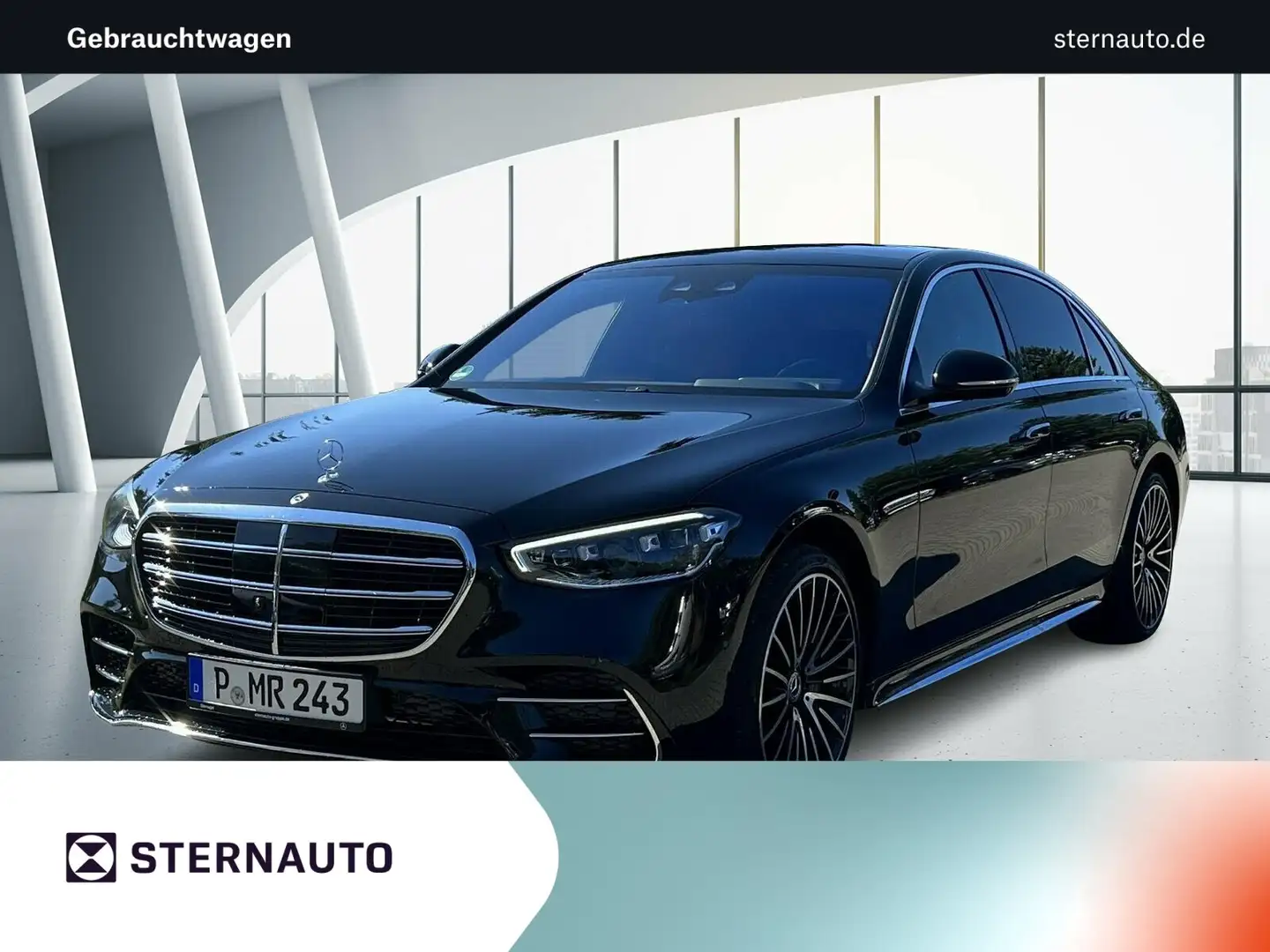 Mercedes-Benz S 580 S 580 4M AMG Line Lang FirstClass Pano Distr Bur3D Nero - 1