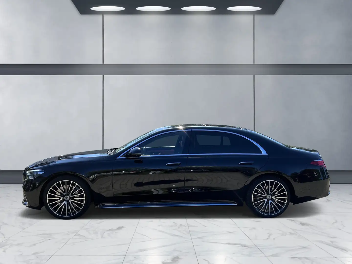 Mercedes-Benz S 580 S 580 4M AMG Line Lang FirstClass Pano Distr Bur3D Nero - 2