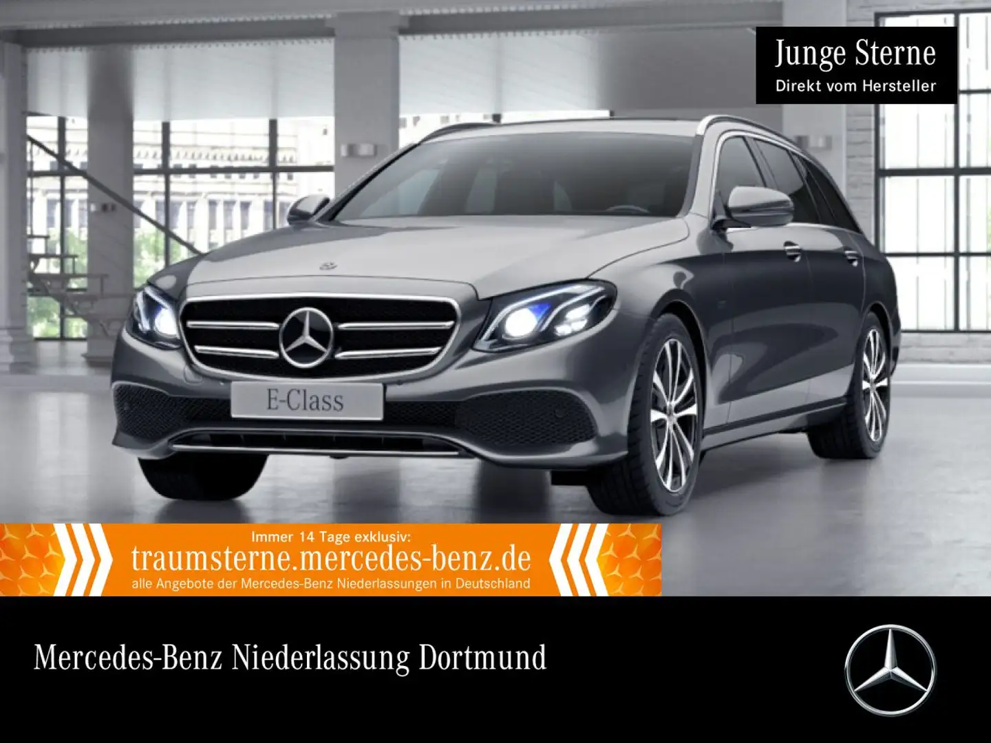 Mercedes-Benz E 300 de T AVANTG+AHK+MULTIBEAM+FAHRASS+KAMERA+9G Grau - 1