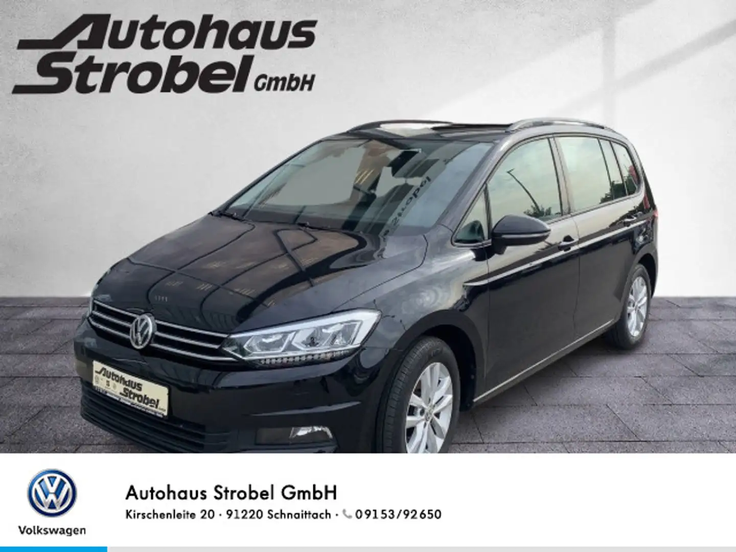 Volkswagen Touran 1.4 TSI DSG Comfortline ACC Navi LED Park Schwarz - 1