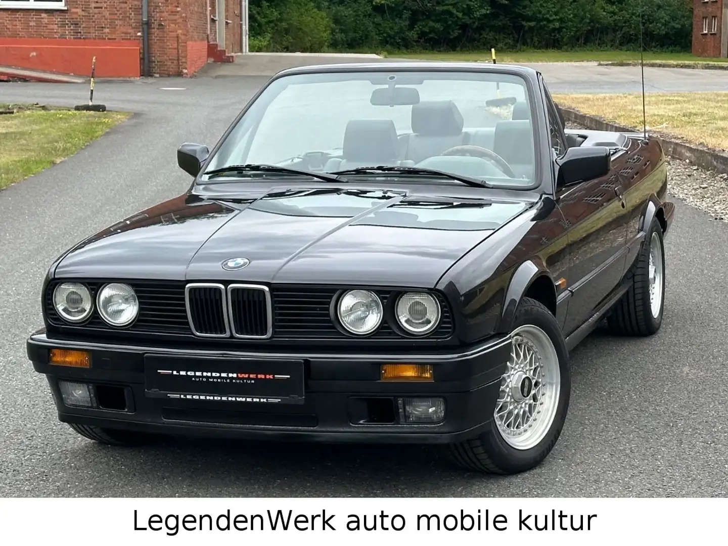 BMW 318 i E30 1. Hand 1. Lack Leder Schalter SERVICE Negru - 2