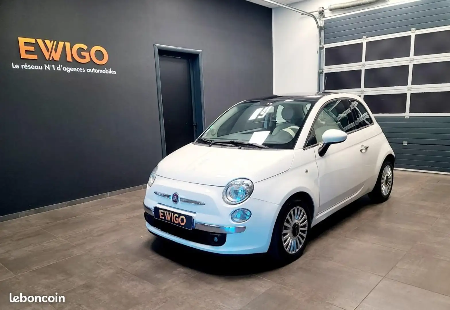 Fiat 500 0.9 TWINAIR 85ch LOUNGEI DUALOGIC BVA5 Blanc - 1