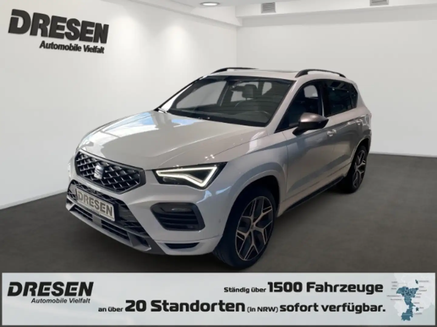 SEAT Ateca 1.5 TSI FR Navi+ 360 Grad Kamera+ Anhängerkupplung Білий - 1