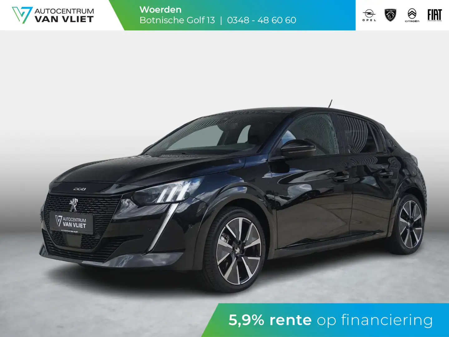 Peugeot e-208 EV GT Pack 50 kWh Panoramadak Noir - 1