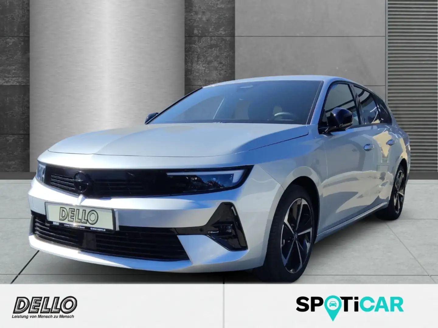 Opel Astra GS Sports Tourer 1.2T.,Getönte Scheiben im Fond,sc Plateado - 1