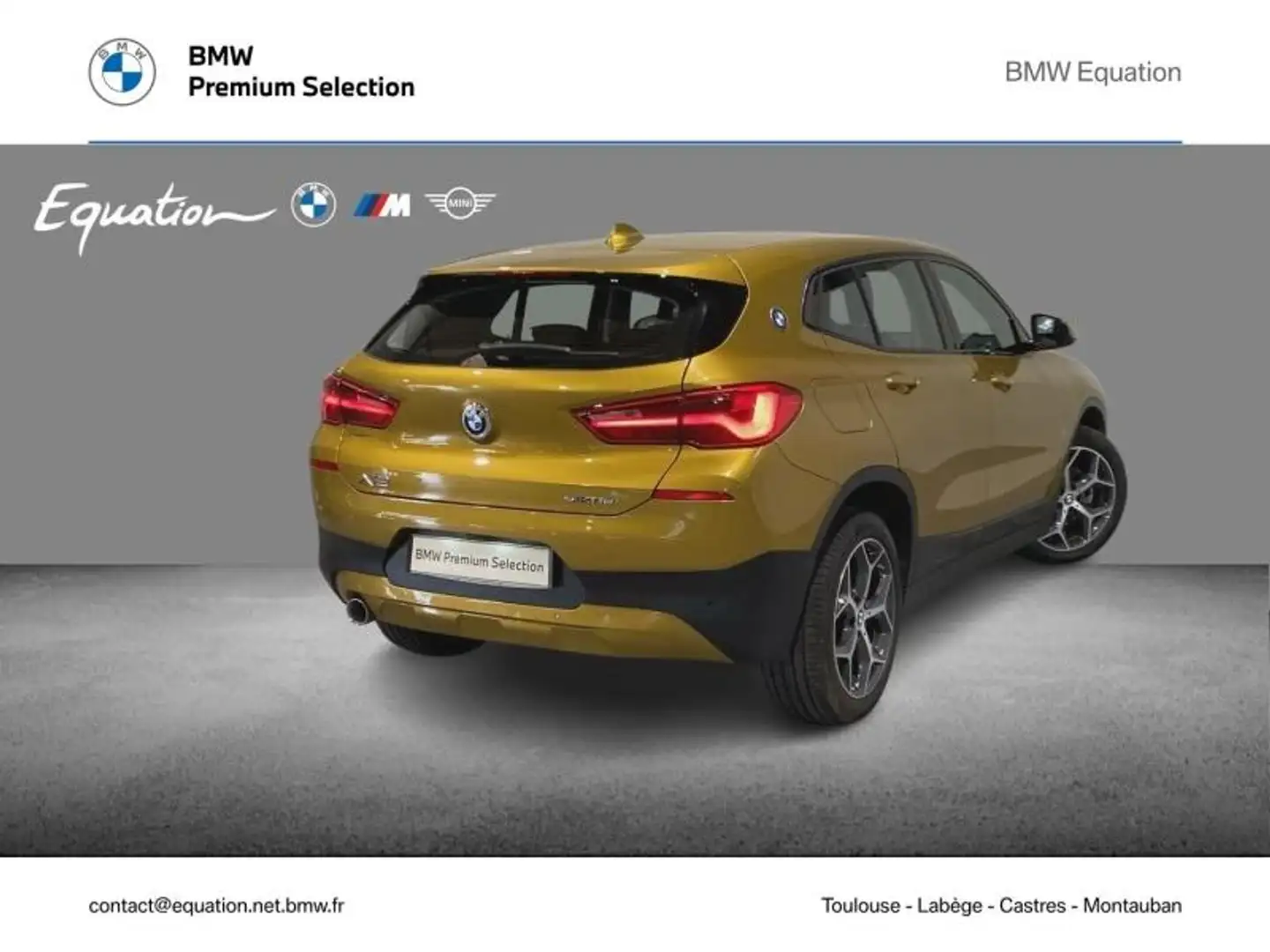 BMW X2 sDrive18iA 140ch Lounge Plus DKG7 Euro6d-T Oro - 2