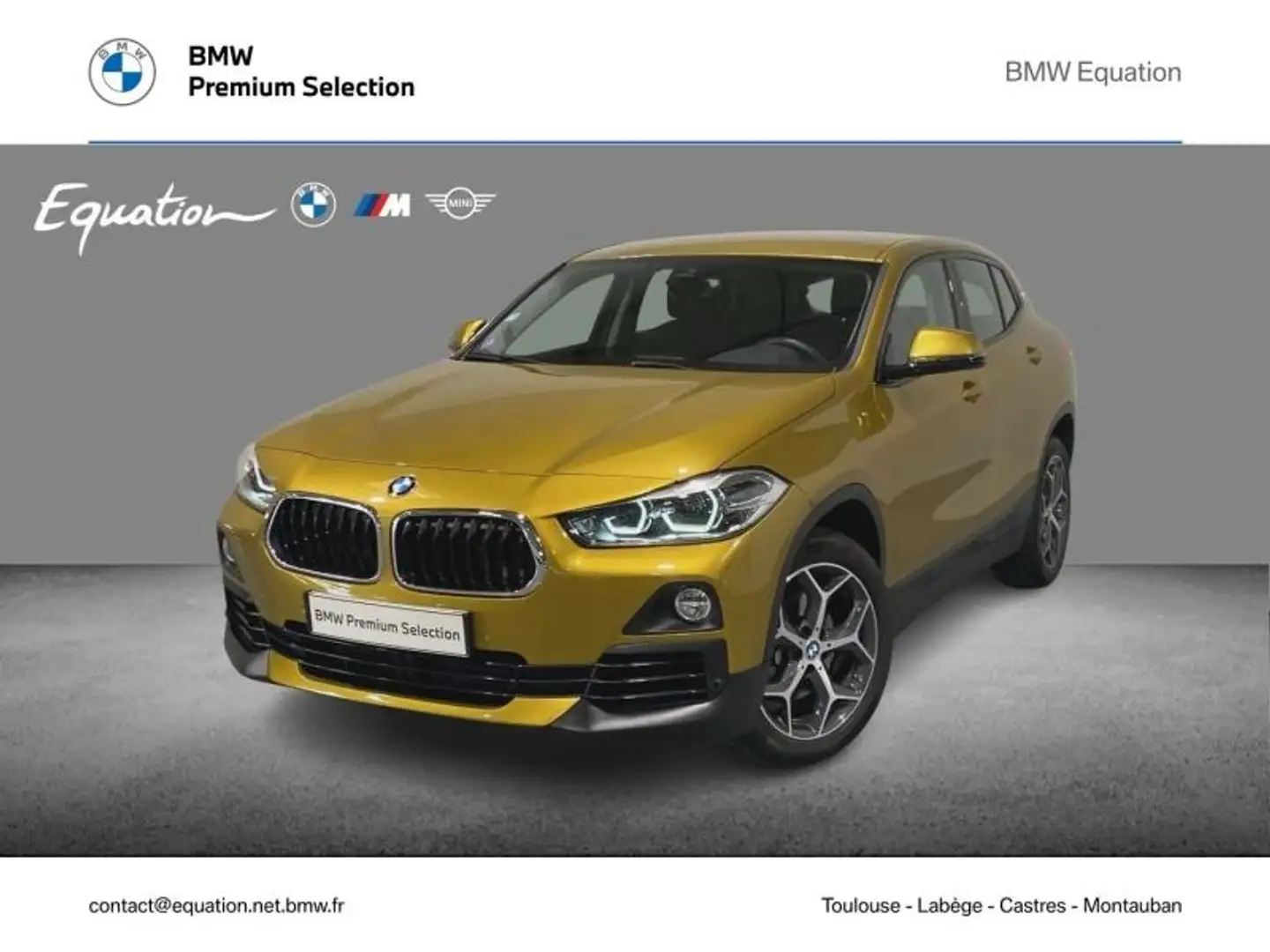 BMW X2 sDrive18iA 140ch Lounge Plus DKG7 Euro6d-T Or - 1