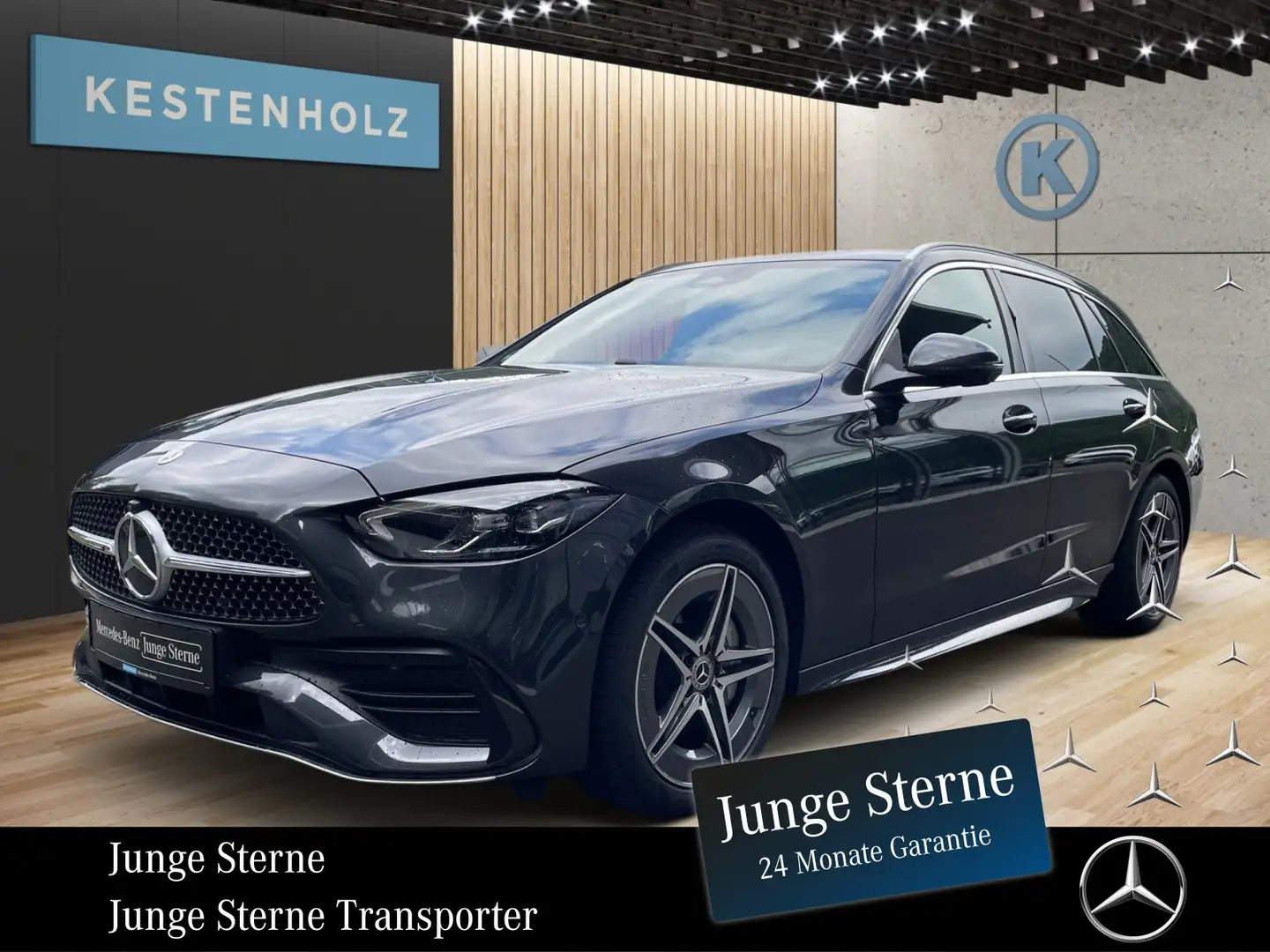 Mercedes-Benz C 300 C 300 de T-Modell *AMG*AHK*MEMO*PANO*360°KAMERA* Grau - 1