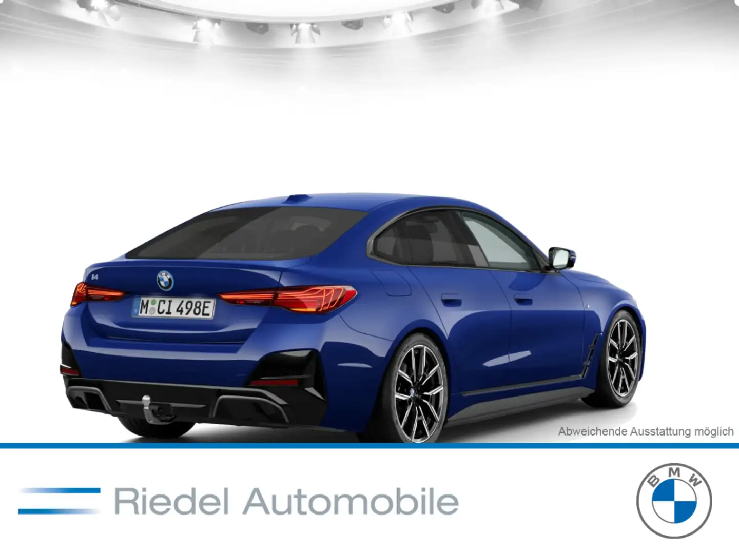 BMW i4 eDrive40 M Sportpaket AHK Head-Up adapLED 19" Blau - 2