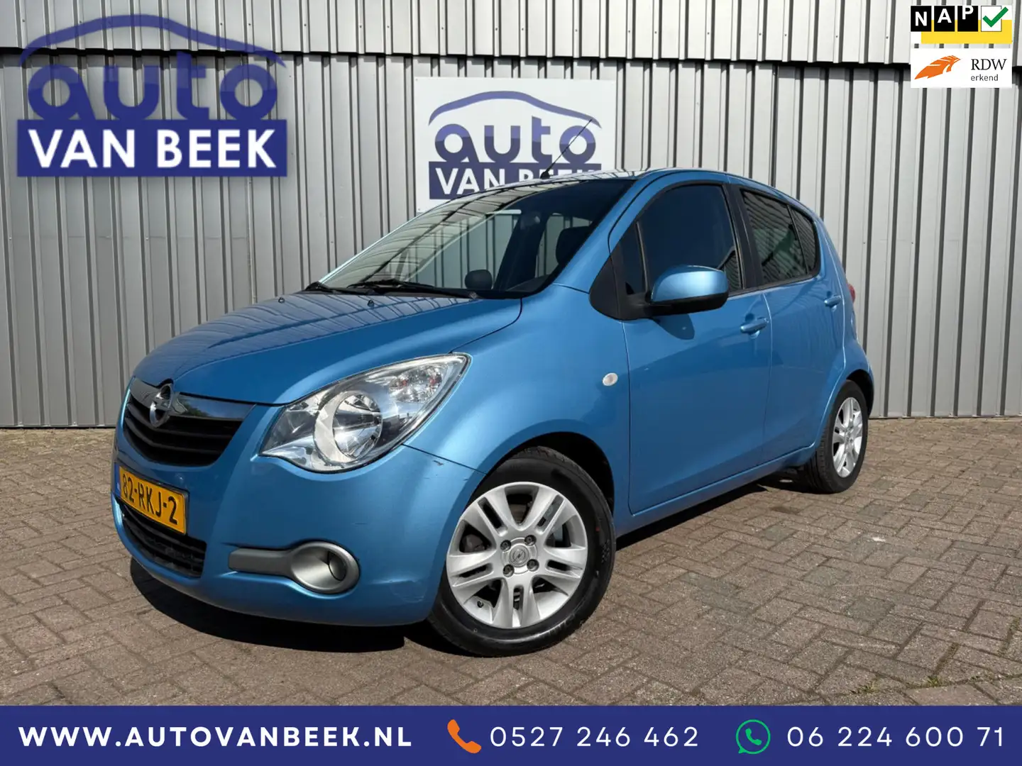 Opel Agila 1.2 Edition|Airco|Trekhaak|Dealer onderh. Bleu - 1