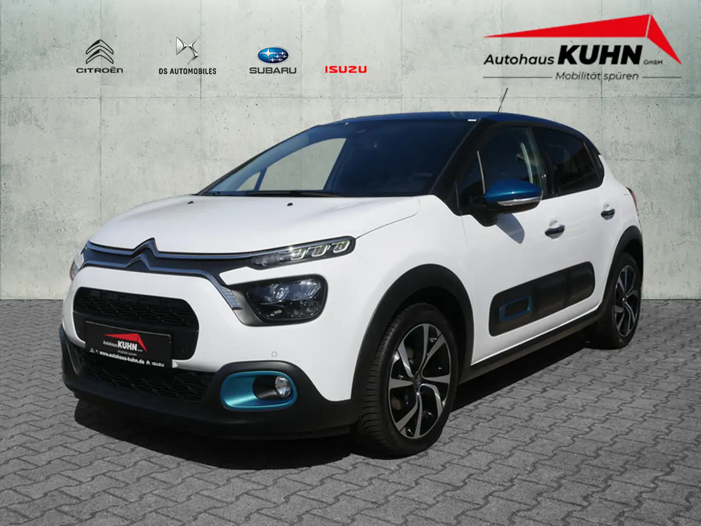 Citroen C3 PureTech 110 S&S Shine Pack SHZ NAVI LED Weiß - 1