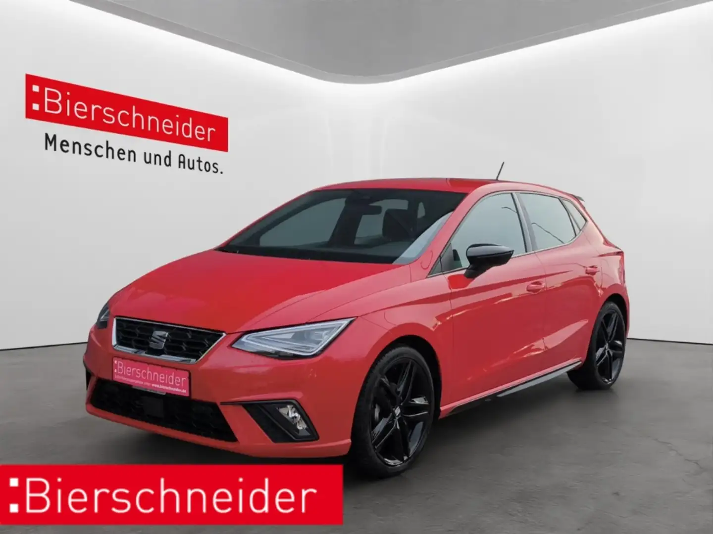 SEAT Ibiza 1.0 TSI FR Black Edition LED NAVI KAMERA GRA VIRT. Rot - 1