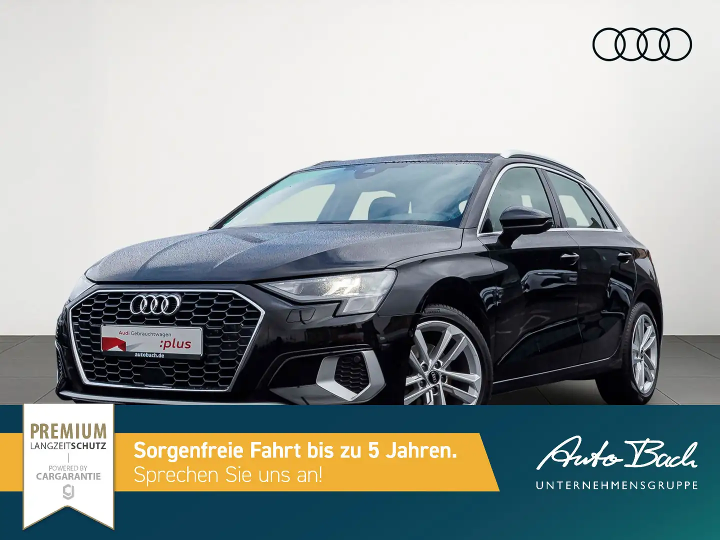 Audi A3 Advanced 30TFSI LED GRA EPH DAB Zwart - 2