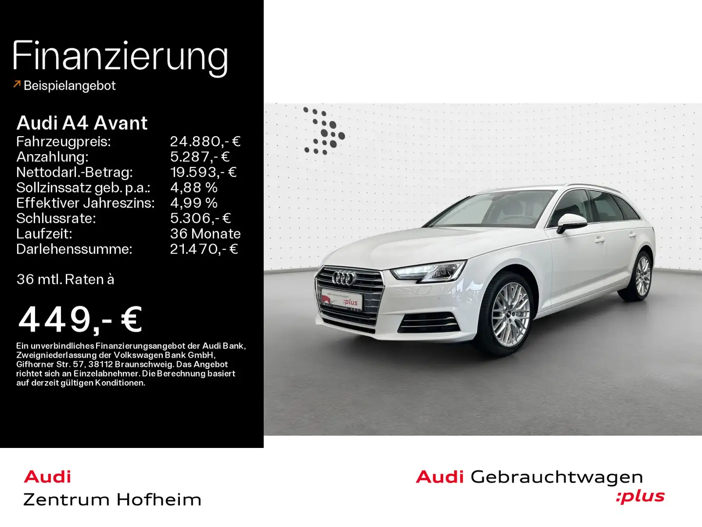 Audi A4 45 TFSI Sport tip*Xenon*Virtual*Navi+*K White - 1