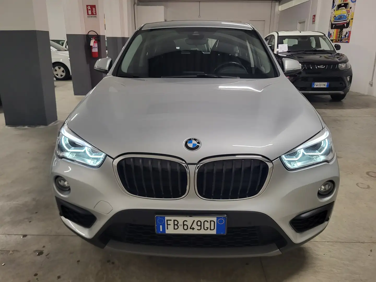 BMW X1 xdrive18d Advantage PREZZO REALE!TAGLIANDI BMW! Argento - 2