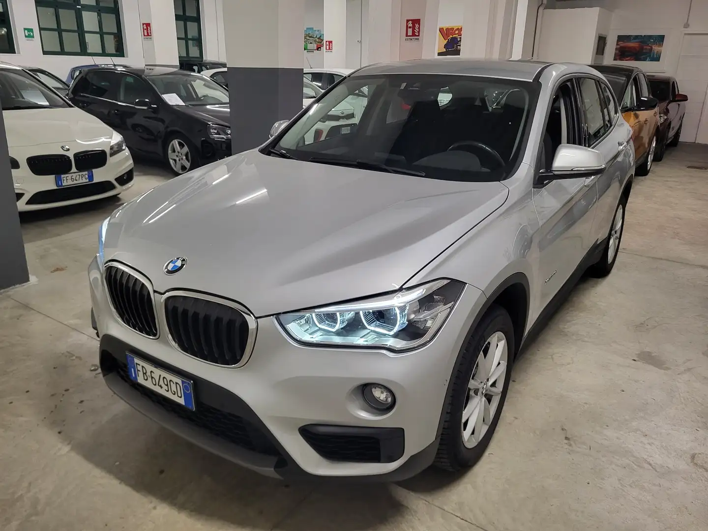 BMW X1 xdrive18d Advantage PREZZO REALE!TAGLIANDI BMW! Argento - 1