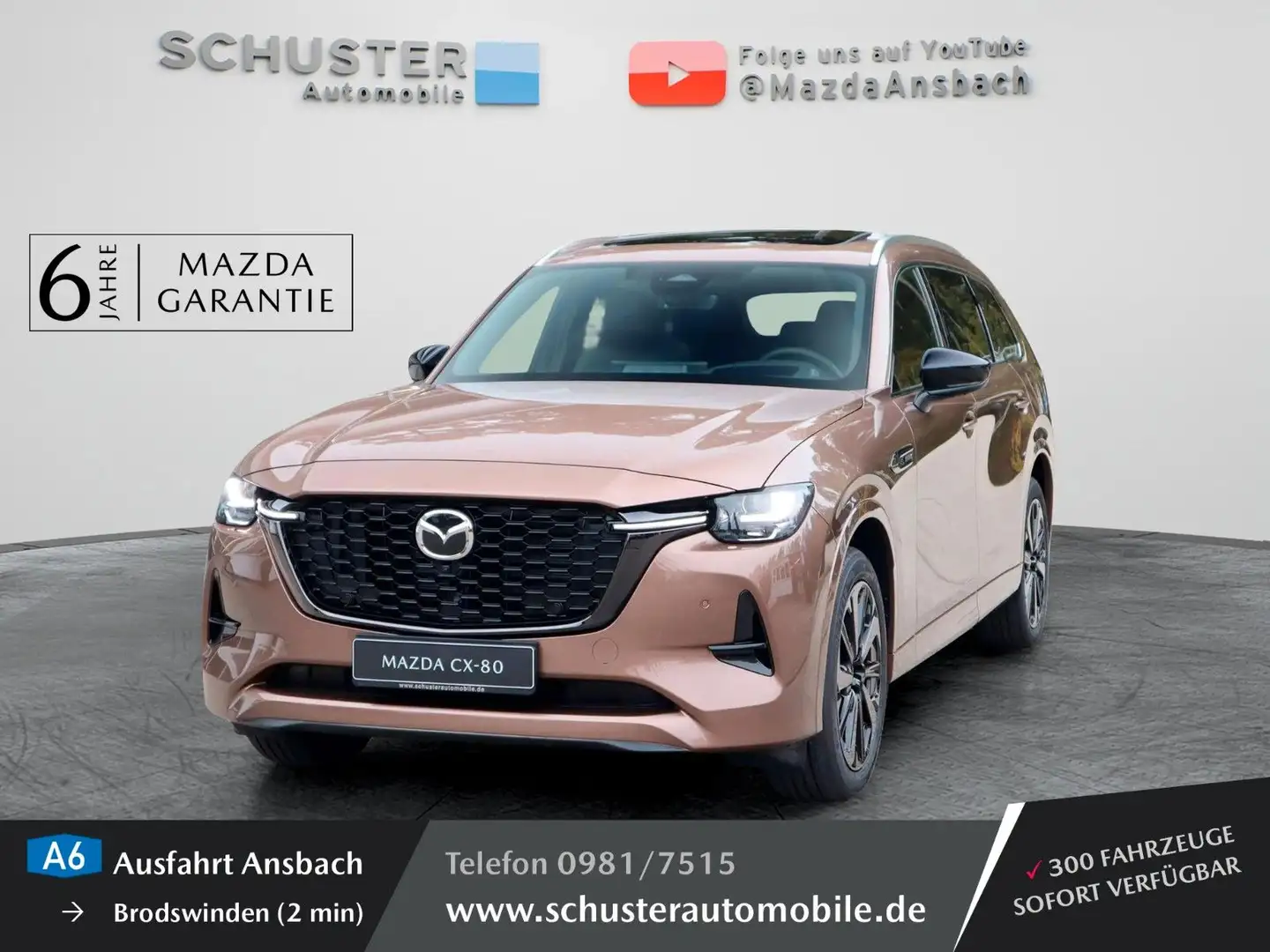 Mazda CX-80 2025 Homura Plus e-SKYACTIV D 254 AWD Stříbrná - 1