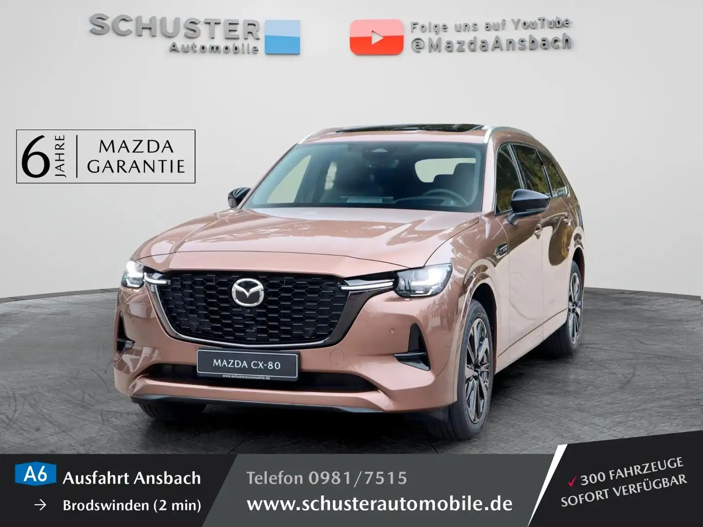 Mazda CX-80 2025 Homura Plus e-SKYACTIV D 254 AWD Plateado - 1