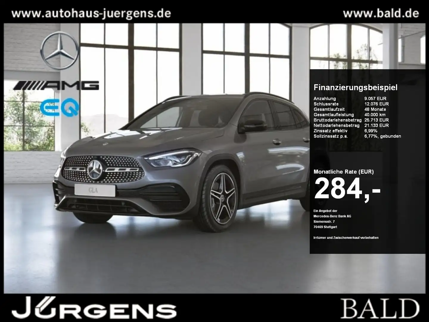 Mercedes-Benz GLA 250 e AMG-Sport/LED/Cam/Night/Ambiente/19' Gris - 1